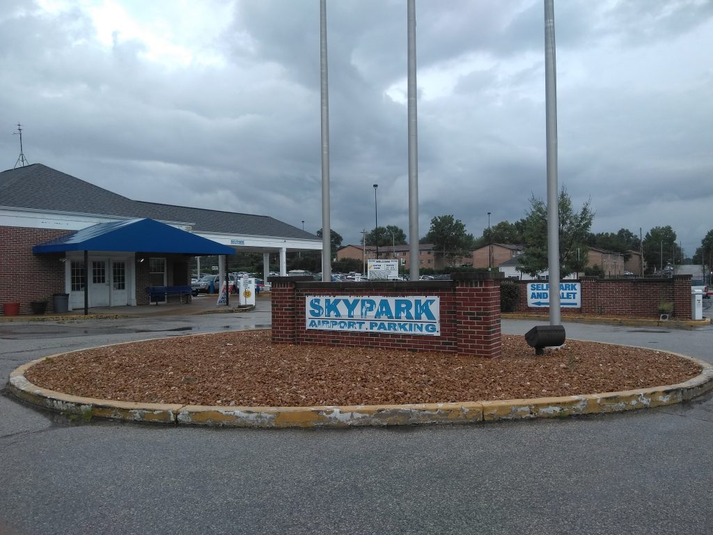 Skypark Airport Parking Entrance