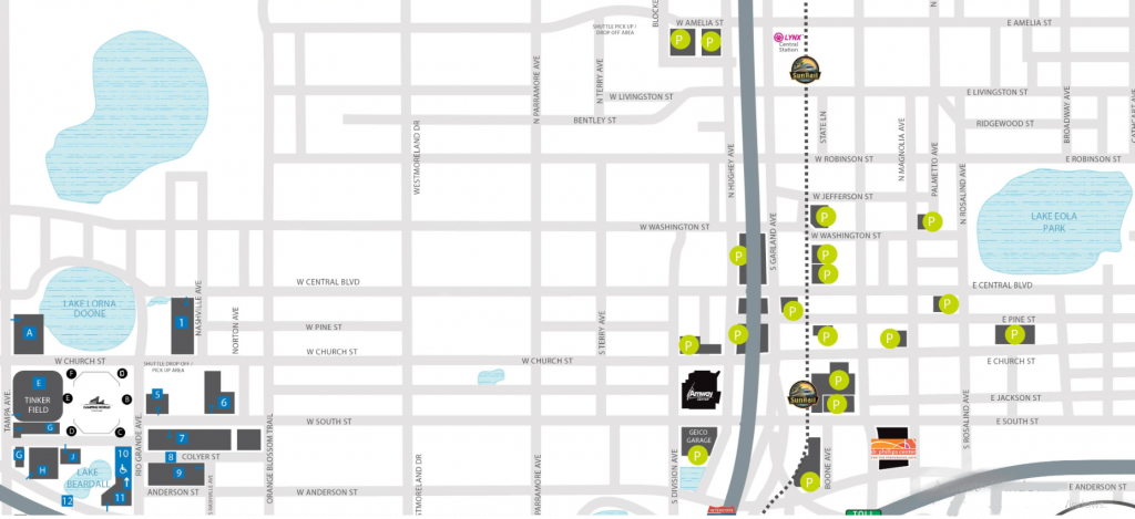 Downtown Parking Map