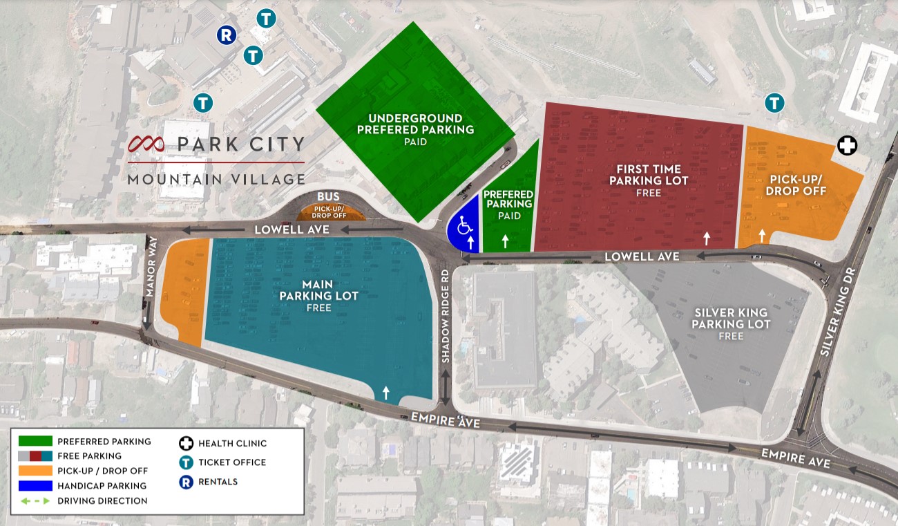 Park City Parking Map