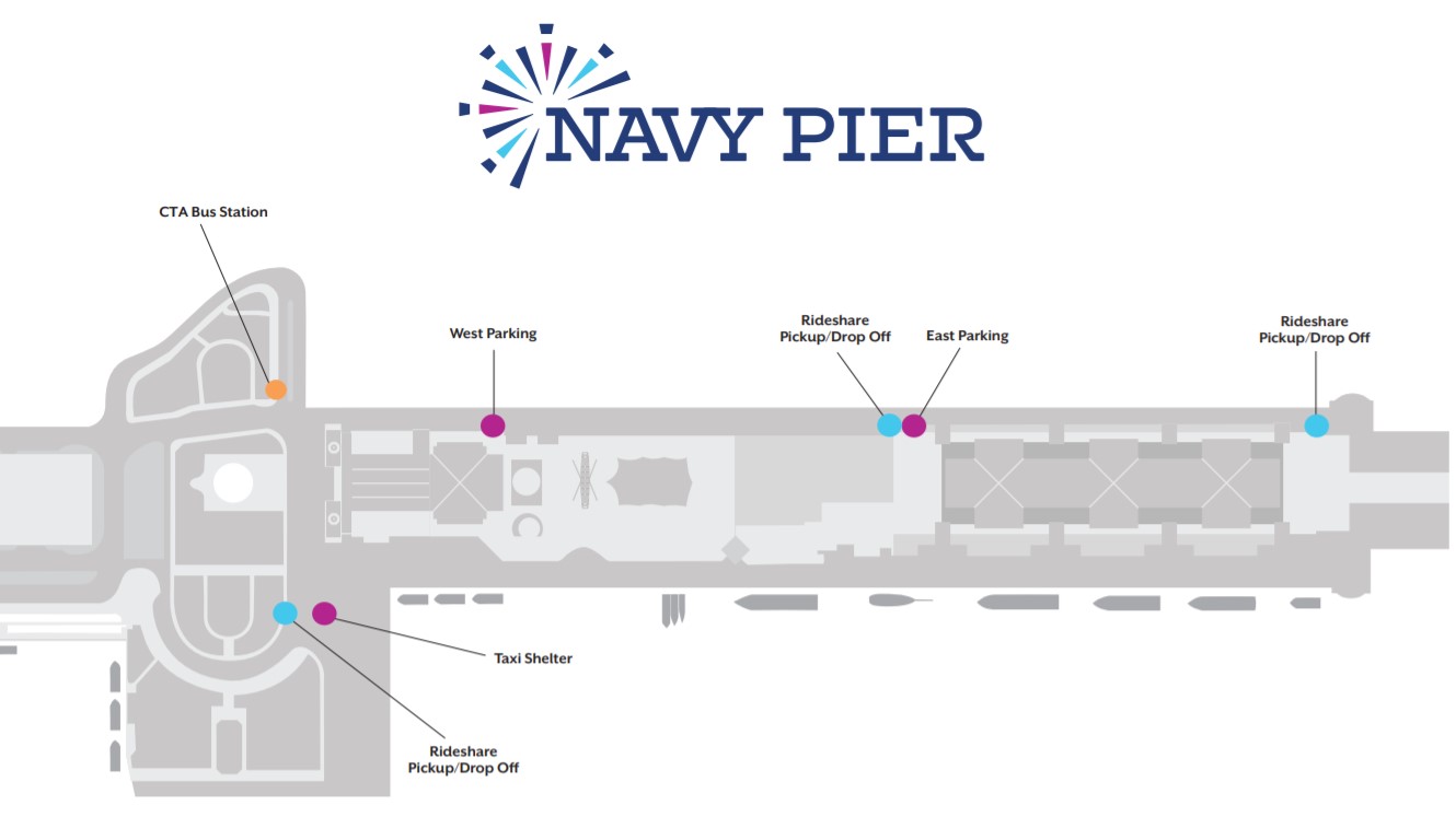 Navy Pier Map
