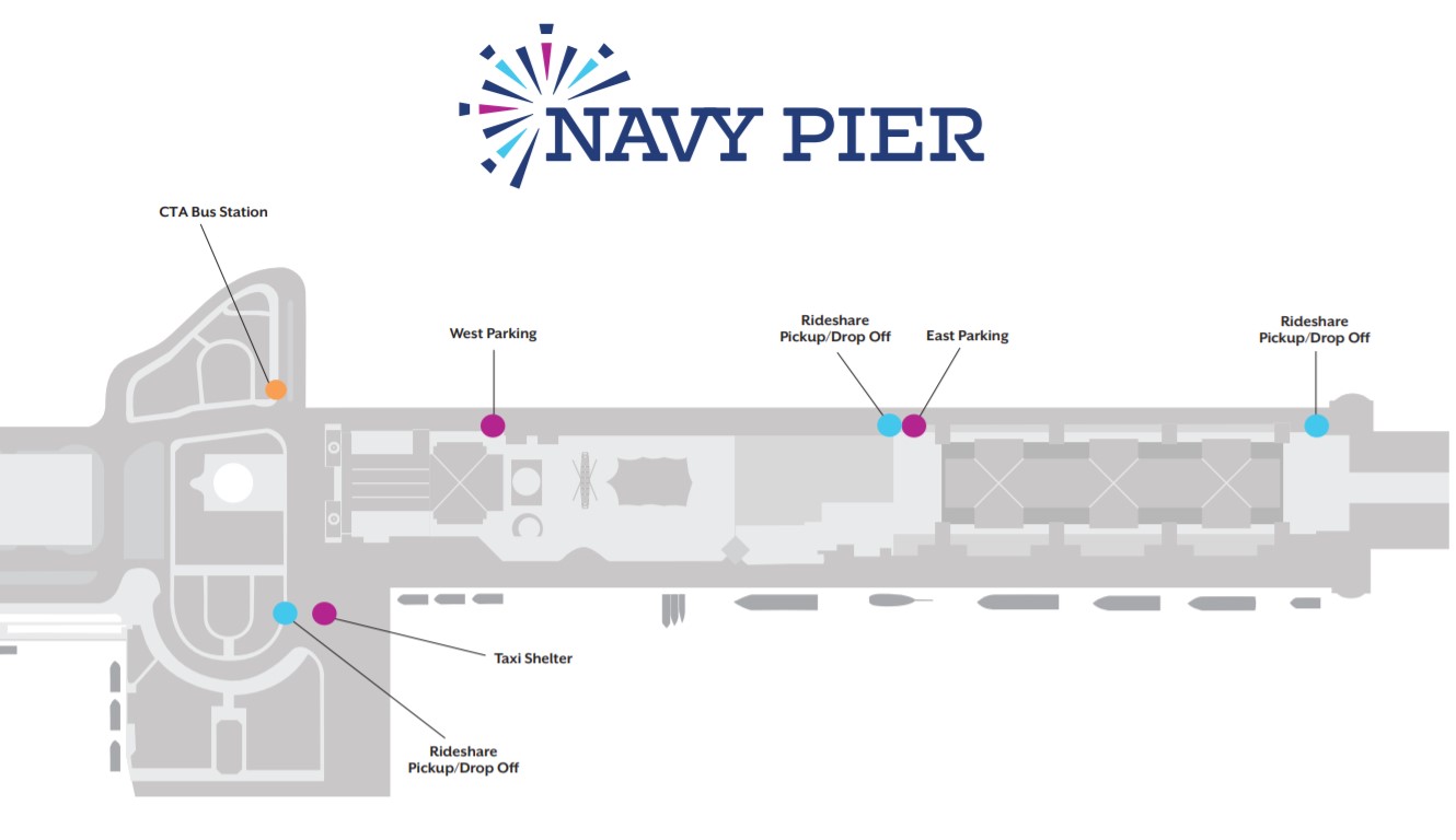 Navy Pier Map 