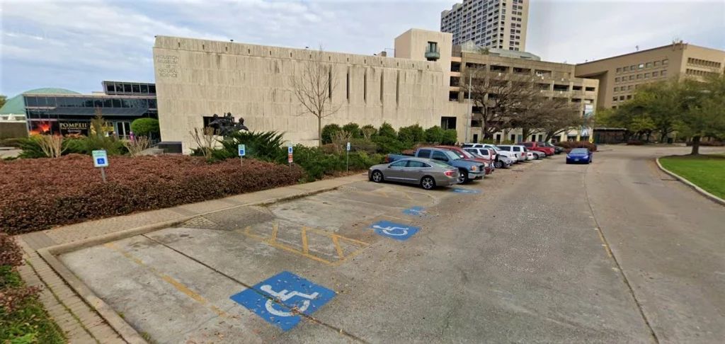 HMNS Accessible Parking