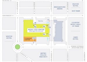 Music City Center Parking Map 300x214 