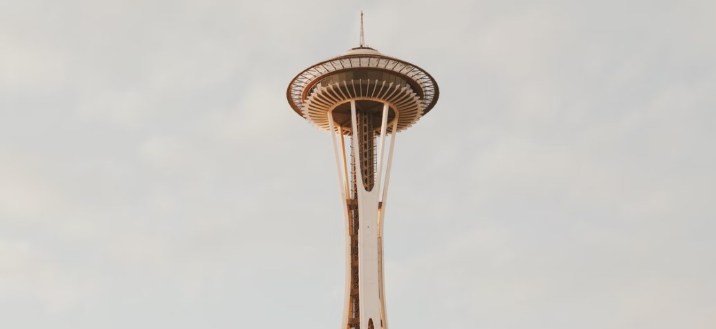 Space Needle At Seattle Center 