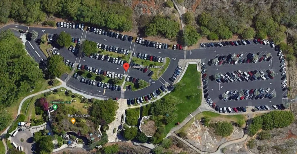 Parking at Hanauma Bay