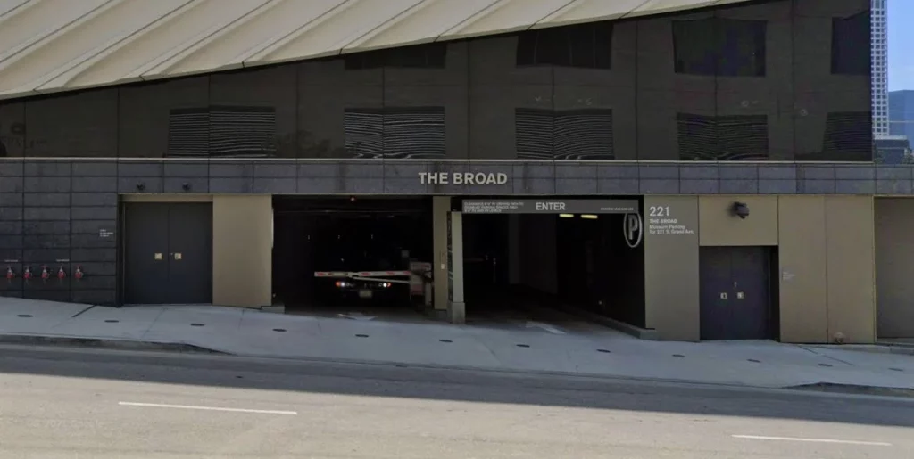 The Broad Garage Entrance
