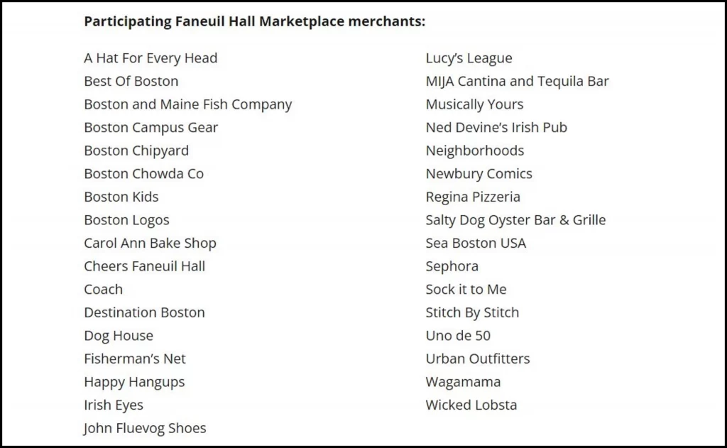 Faneuil Hall Shops
