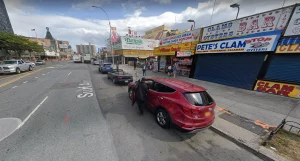 Street parking near Coney Island Beach