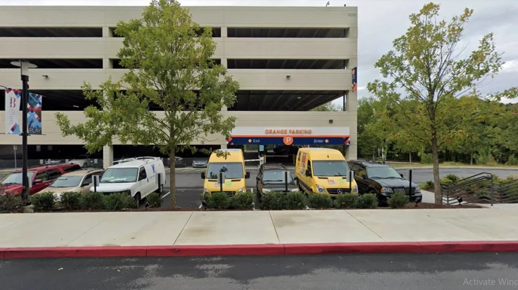 Orange Parking Deck