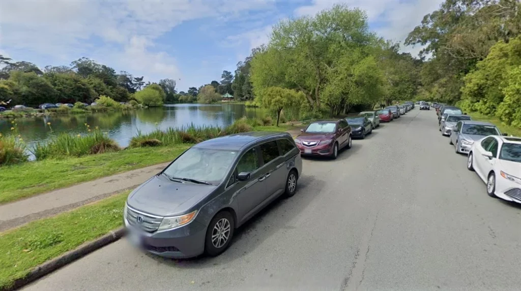 Street Parking Around Stow Lake