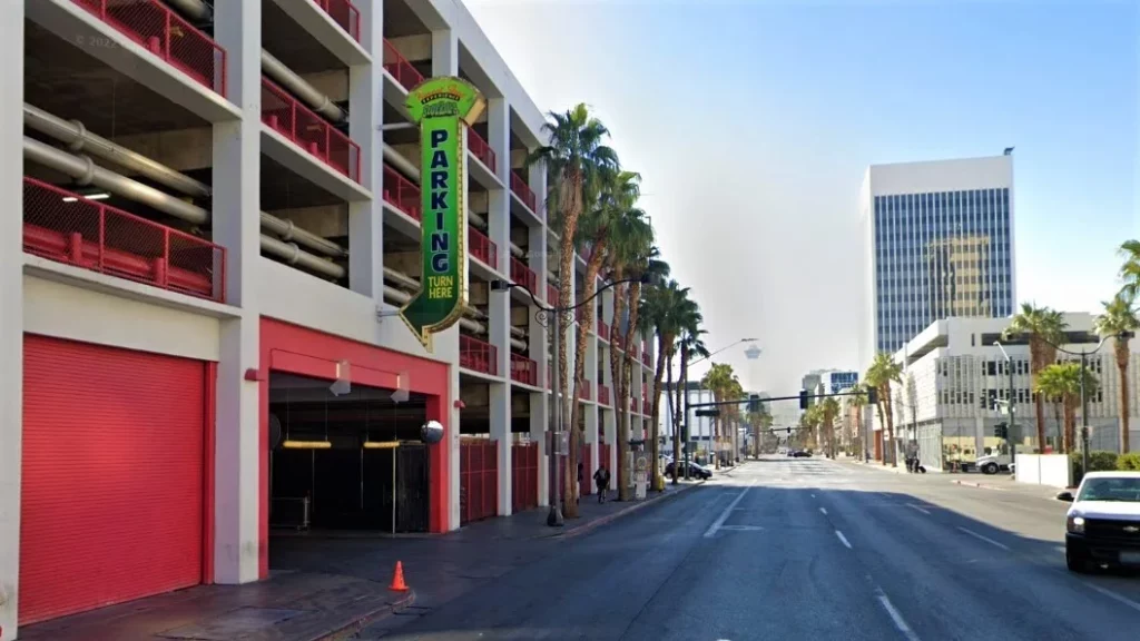 Fremont Street Experience Garage Entrance