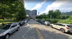 Street parking near Point State Park