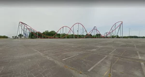 Parking lot at Carowinds