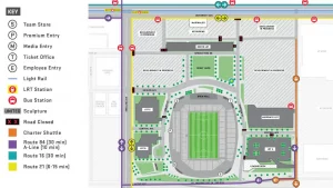 Allianz Field transportation map