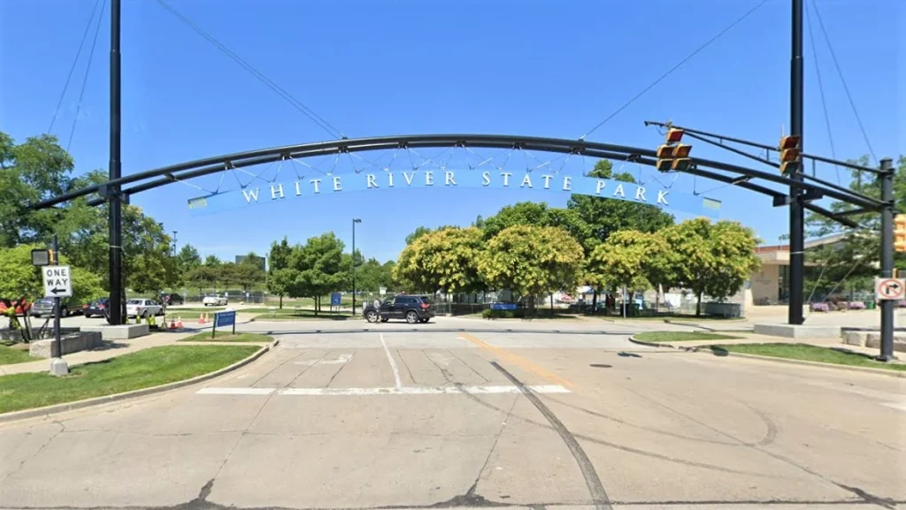 White River State Park Entrance