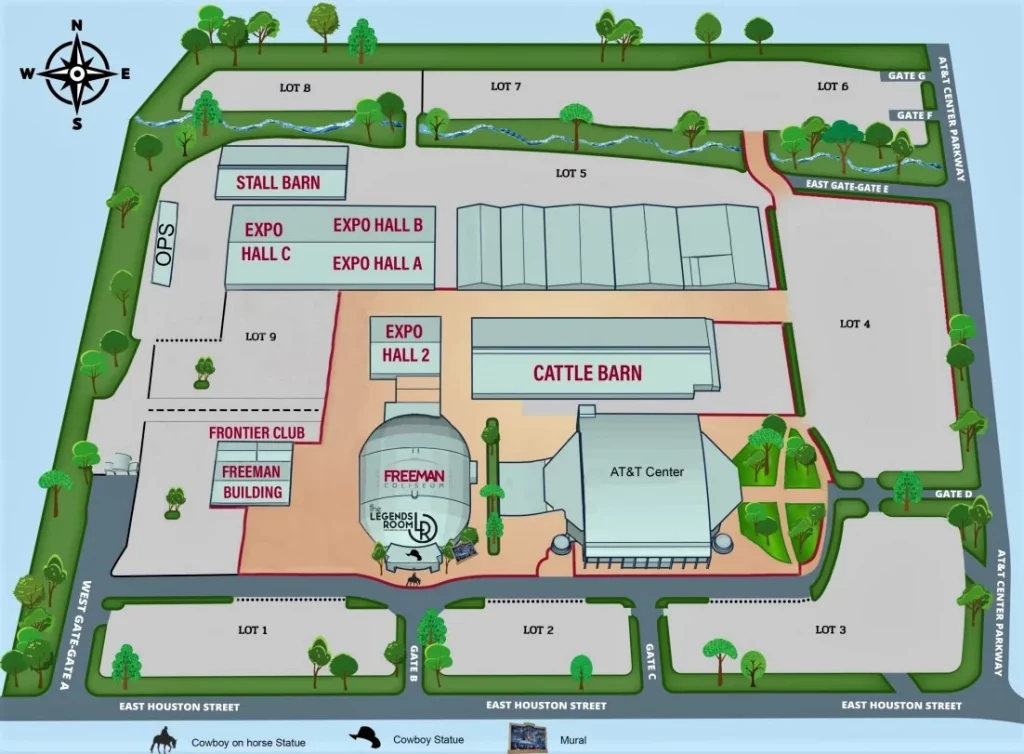 Freeman Coliseum Map