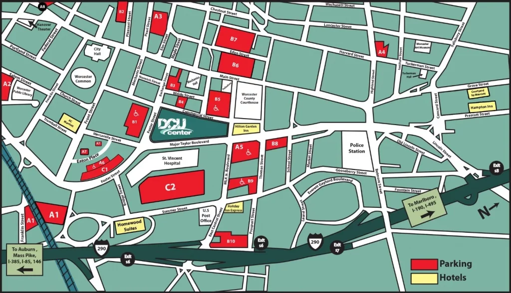 DCU Center Map